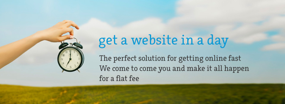Get a website in a day