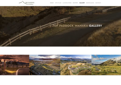 Top Paddock Wanaka Website